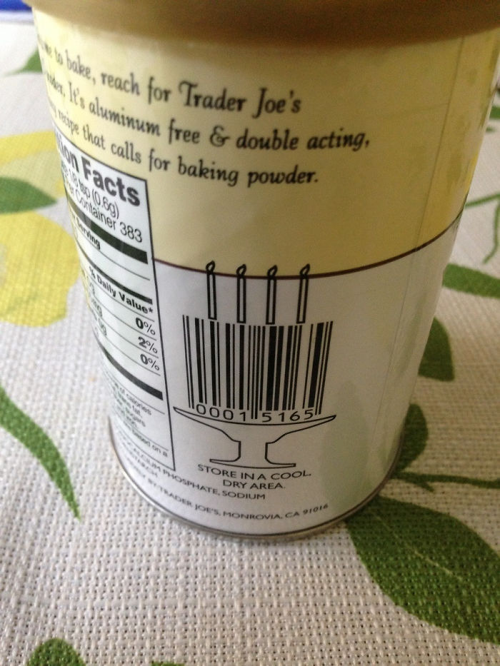 Barcode On My Baking Powder