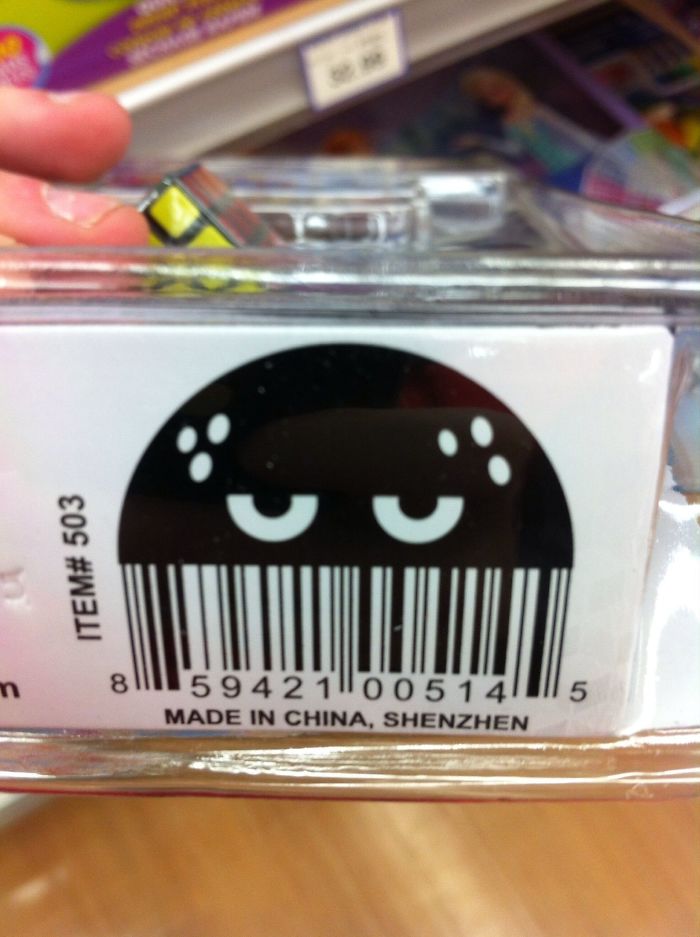 World's Smallest Rubik's Cube Barcode