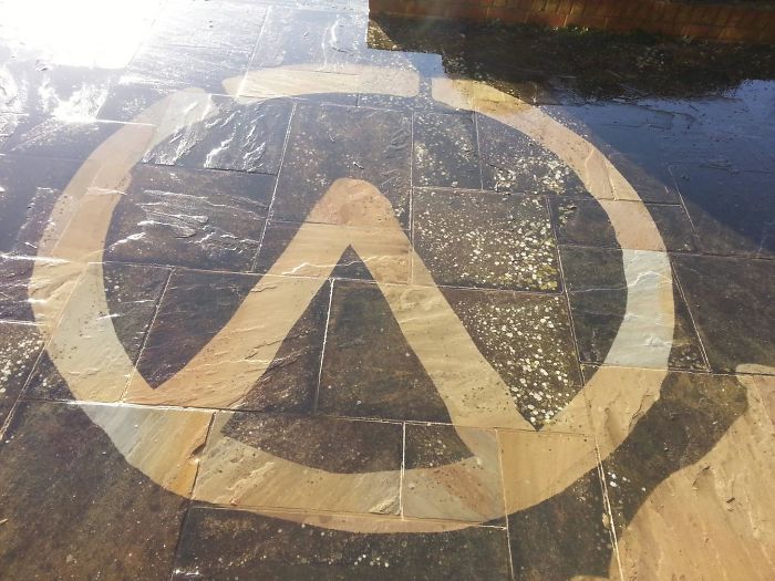 I Got Bored Pressure Washing At Work