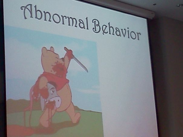 Funny presentation about normal behavior