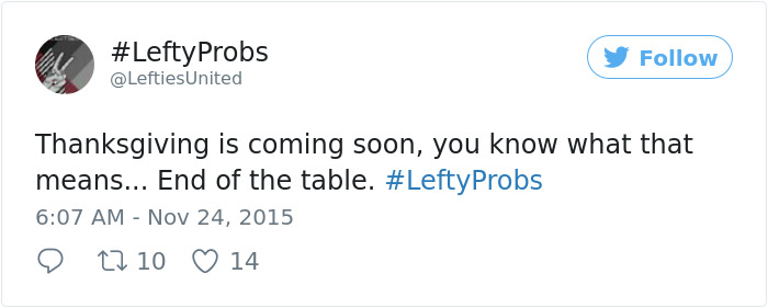 Funny-left-handers-problems