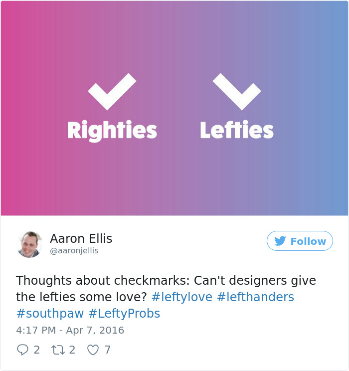 Funny-left-handers-problems