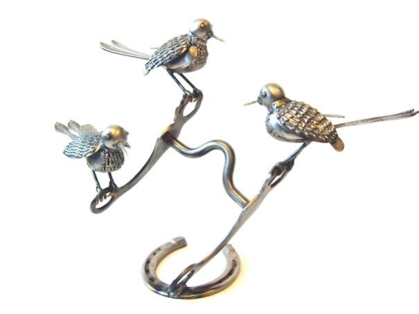 I Create Unique Sculptures From Various Metal Items I Create Unique Sculptures From Various Metal Items