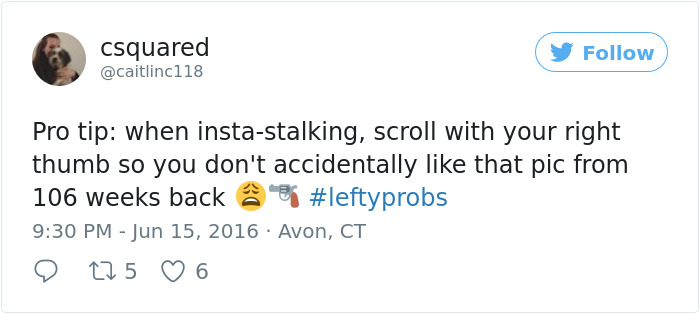 Funny-left-handers-problems