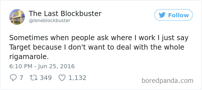 The Last Blockbuster Tweets