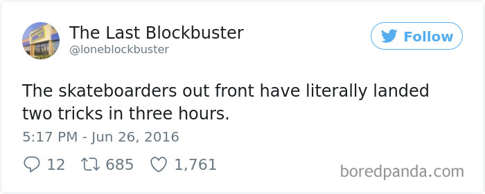 The Last Blockbuster Tweets