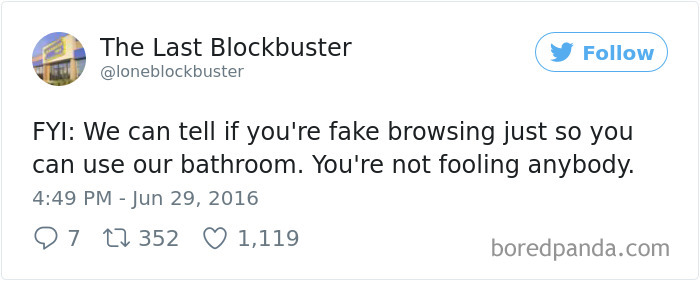 The Last Blockbuster Tweets