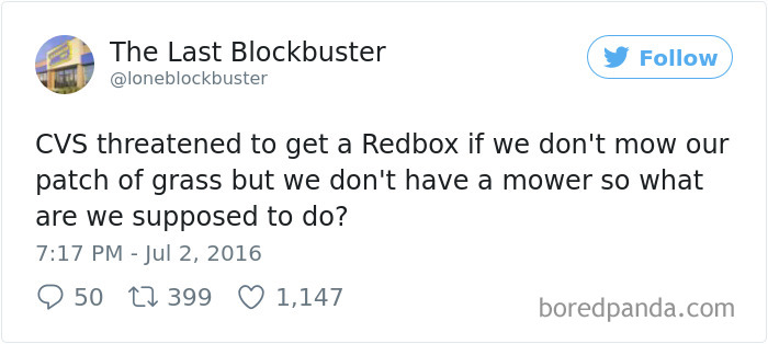 The Last Blockbuster Tweets