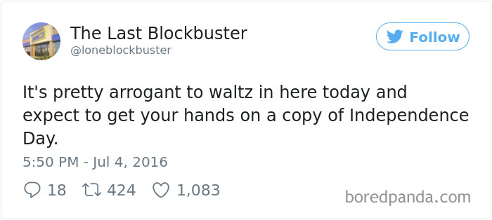 The Last Blockbuster Tweets
