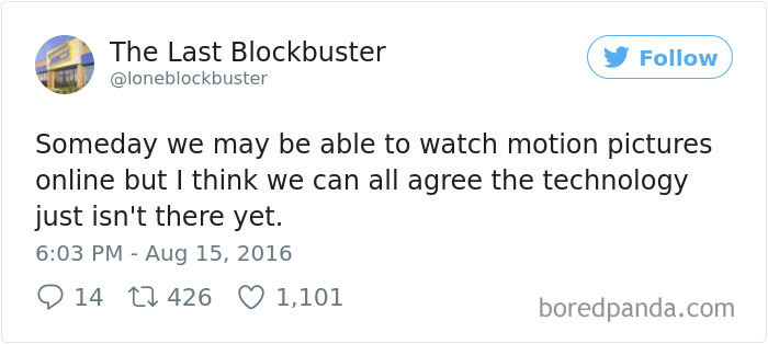 The Last Blockbuster Tweets