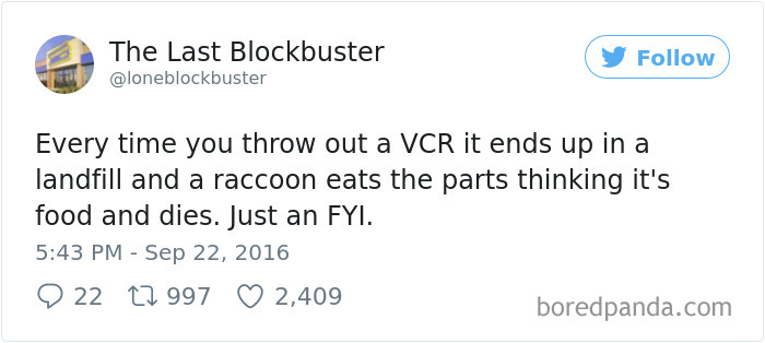 The Last Blockbuster Tweets