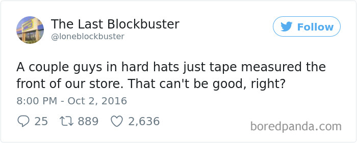 The Last Blockbuster Tweets