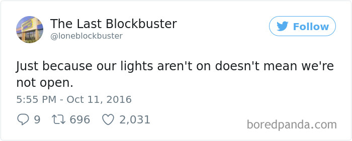 The Last Blockbuster Tweets