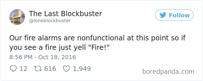 The Last Blockbuster Tweets