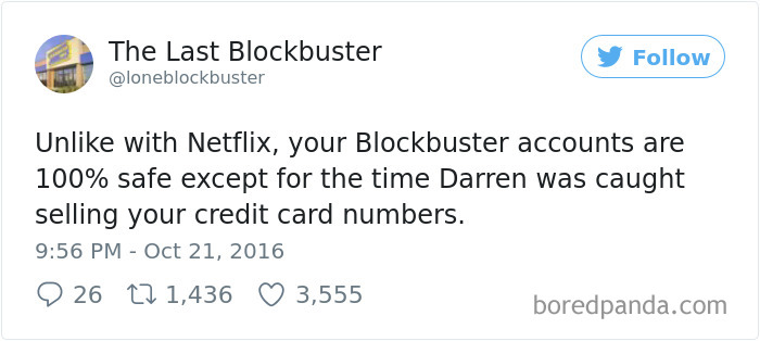 The Last Blockbuster Tweets