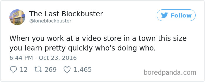The Last Blockbuster Tweets