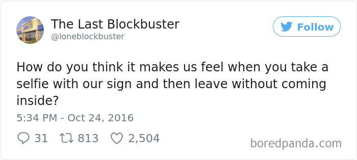 The Last Blockbuster Tweets