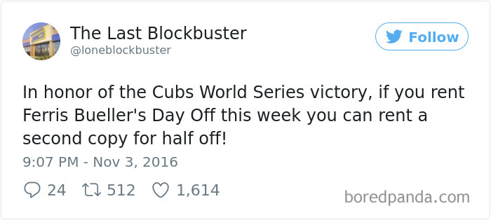 The Last Blockbuster Tweets