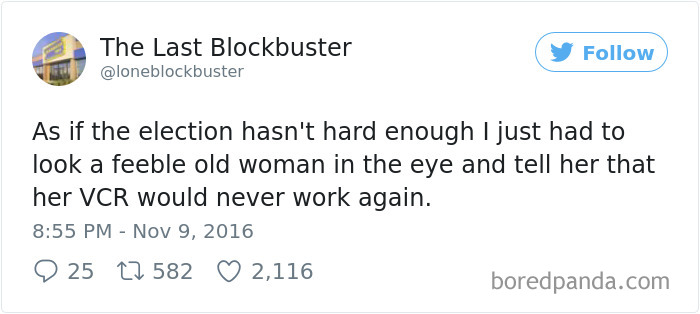 The Last Blockbuster Tweets