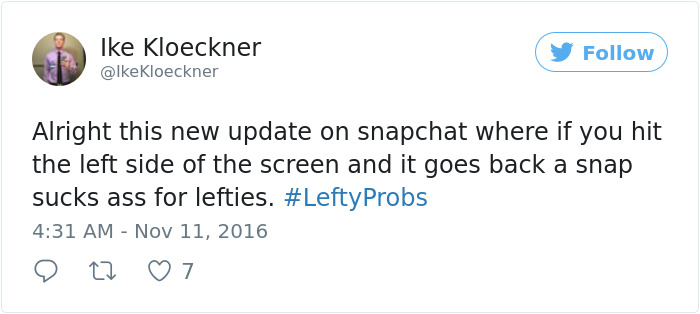 Funny-left-handers-problems