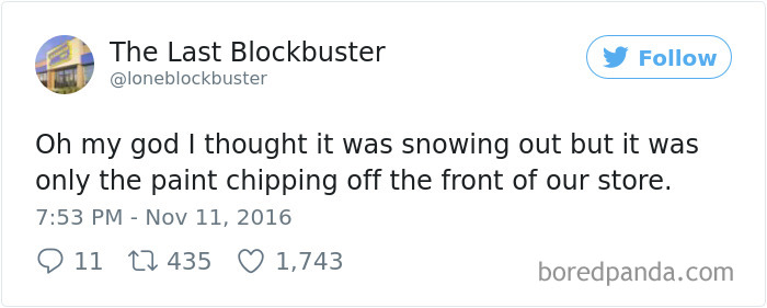 The Last Blockbuster Tweets