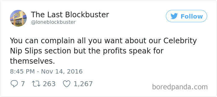 The Last Blockbuster Tweets