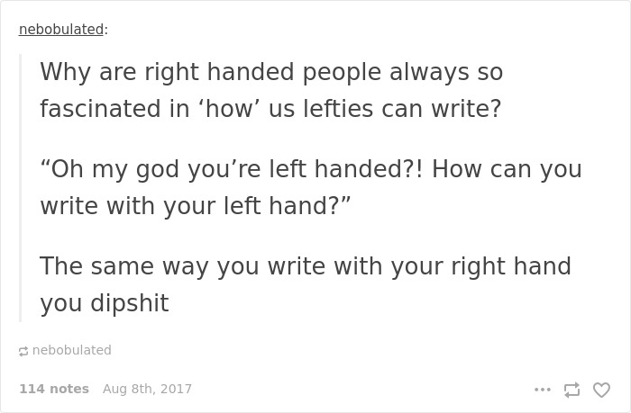 Funny-left-handers-problems