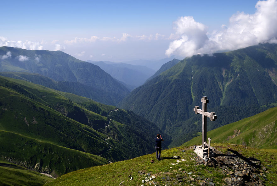 Me On The Abano Pass, About To Discover My Bald Spot