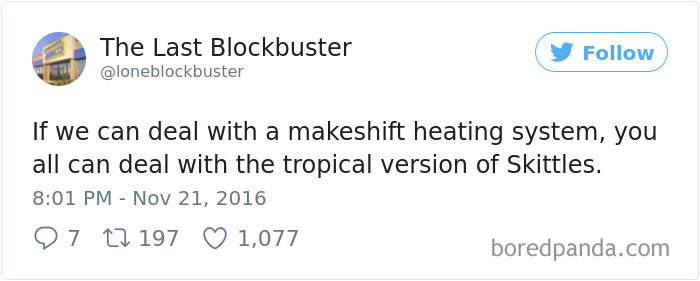 The Last Blockbuster Tweets