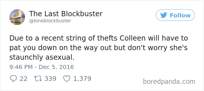 The Last Blockbuster Tweets