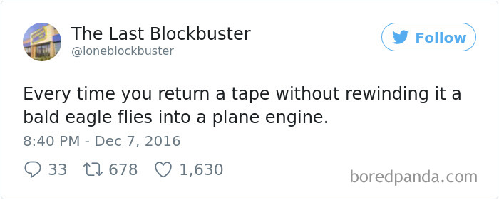 The Last Blockbuster Tweets
