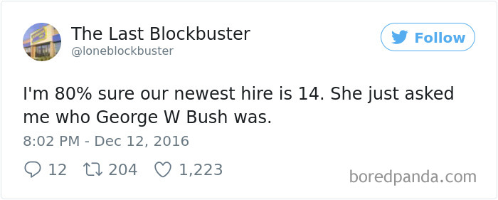 The Last Blockbuster Tweets