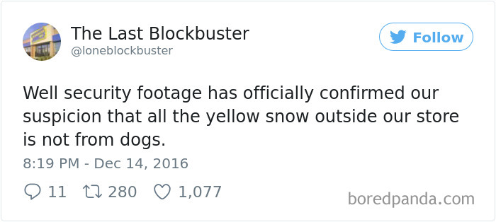 The Last Blockbuster Tweets