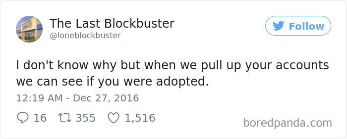The Last Blockbuster Tweets