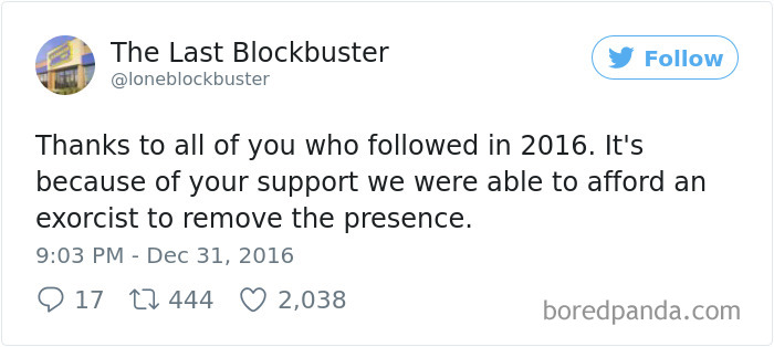 The Last Blockbuster Tweets