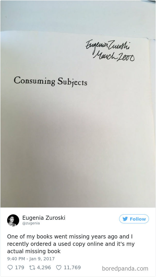 The Book This Professor Just Bought on Amazon Is the One She Lost 5 Years Ago