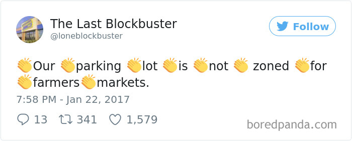 The Last Blockbuster Tweets