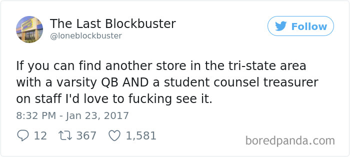 The Last Blockbuster Tweets