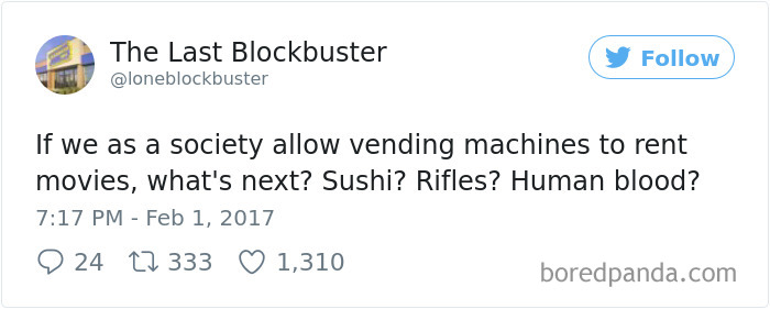 The Last Blockbuster Tweets