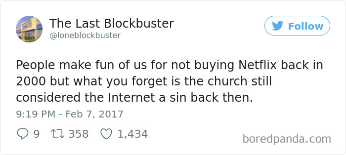 The Last Blockbuster Tweets