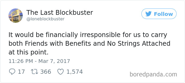 The Last Blockbuster Tweets
