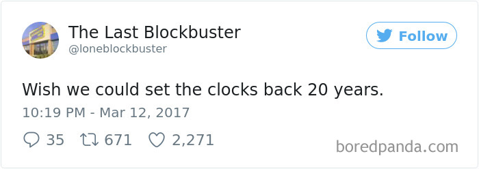 The Last Blockbuster Tweets