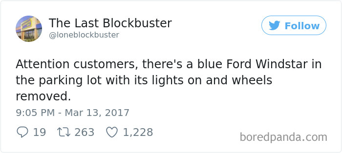 The Last Blockbuster Tweets