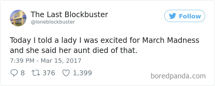 The Last Blockbuster Tweets