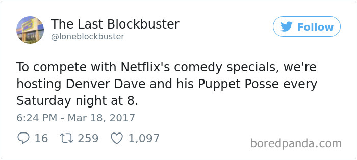 The Last Blockbuster Tweets