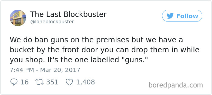 The Last Blockbuster Tweets