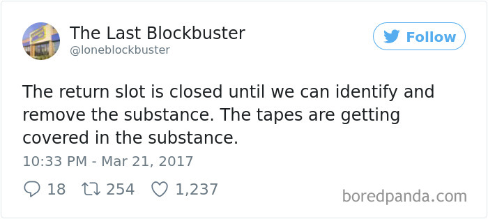 The Last Blockbuster Tweets