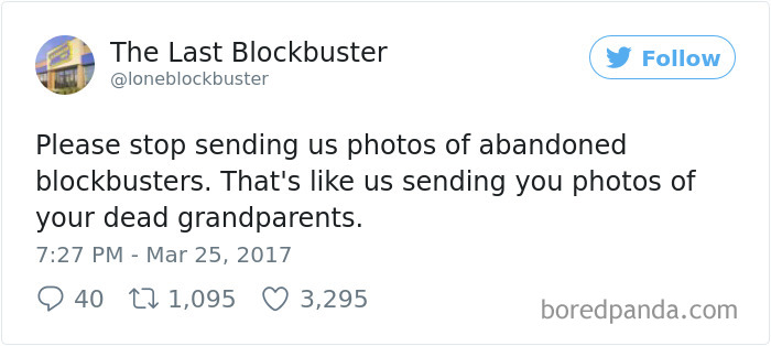 The Last Blockbuster Tweets