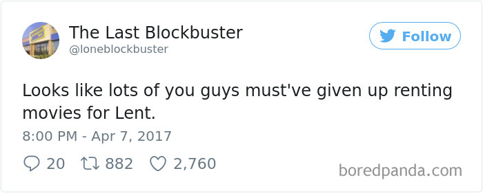 The Last Blockbuster Tweets