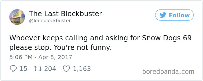 The Last Blockbuster Tweets